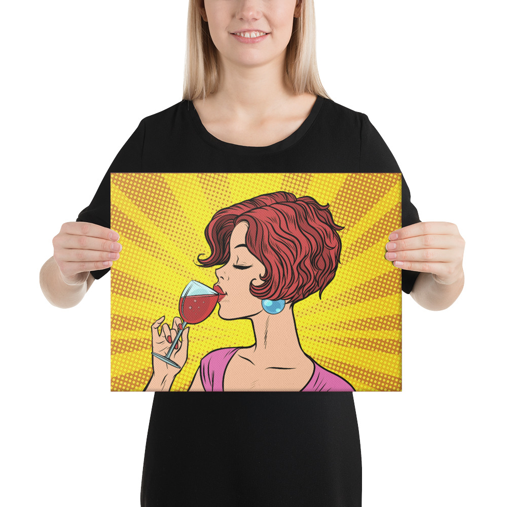 Wine Time Canvas