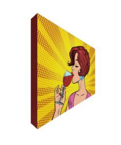 Wine Time Canvas Side View