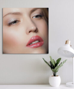 Beautiful Face Canvas Room View