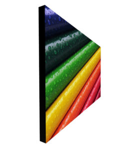 Color Bands Canvas Side View