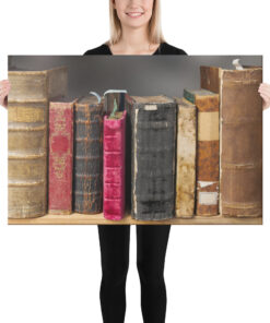 Old Books Canvas