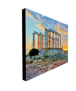 Temple of Poseidon Canvas Side View