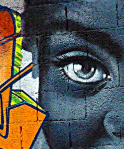 Graffiti Girl Detail View