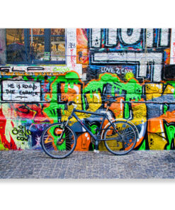 Graffiti Bike Front View