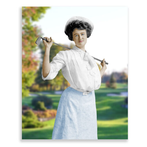 Lady Golfer Front View