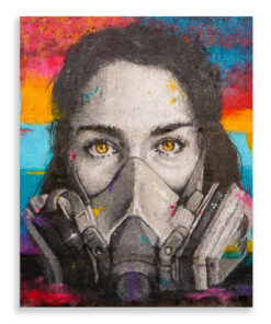 Girl in Mask Canvas